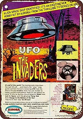 Jesiceny ο ּ  1968 κ̴ UFO  ŰƮ, Ƽ Ʈ ˷̴ ݼ   , 8x12 ġ